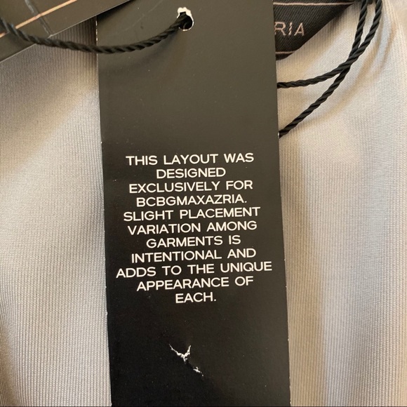 BCBGMaxAzria Grey Silver PAXTON Mini Skirt NWT B18/25 - Picture 6 of 10